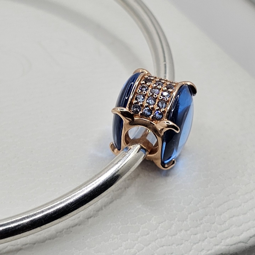🎁Authentic Pandora ROSE CABOCHON CHARM - Picture 7 of 7